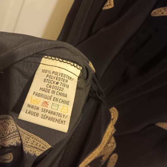 Black Patterned Dress - Picture 5 of 7